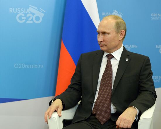 Встреча Владимира Путина с Си Цзиньпином