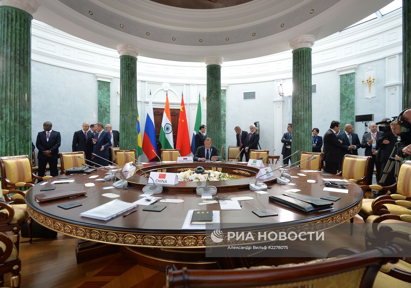 Встреча глав делегаций стран-участниц БРИКС