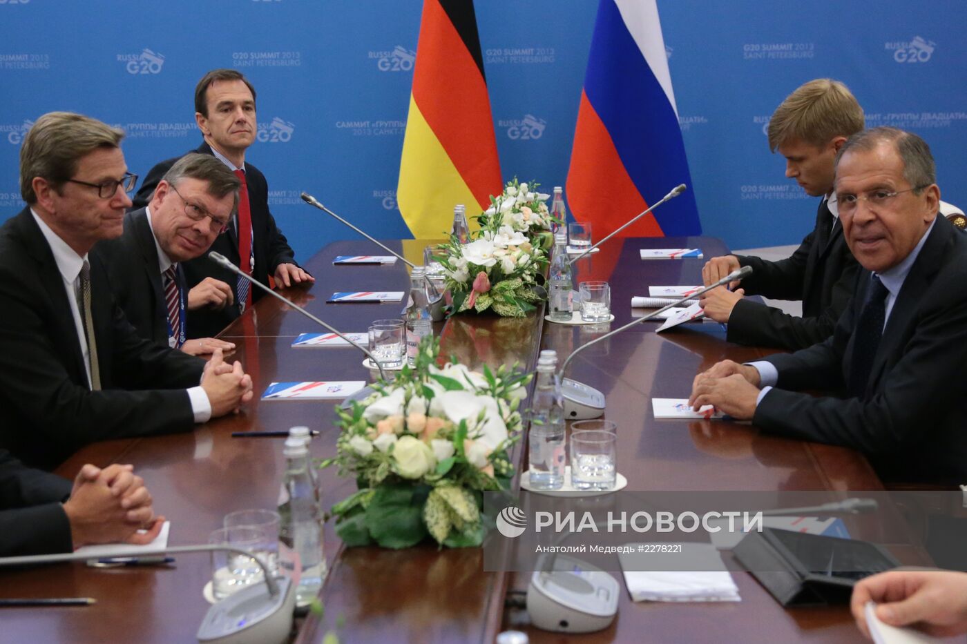 Встреча Сергея Лаврова с министром иностранных дел Германии Гидо Вестервелле