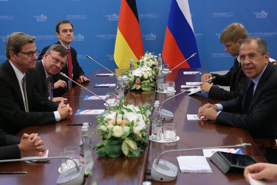 Встреча Сергея Лаврова с министром иностранных дел Германии Гидо Вестервелле
