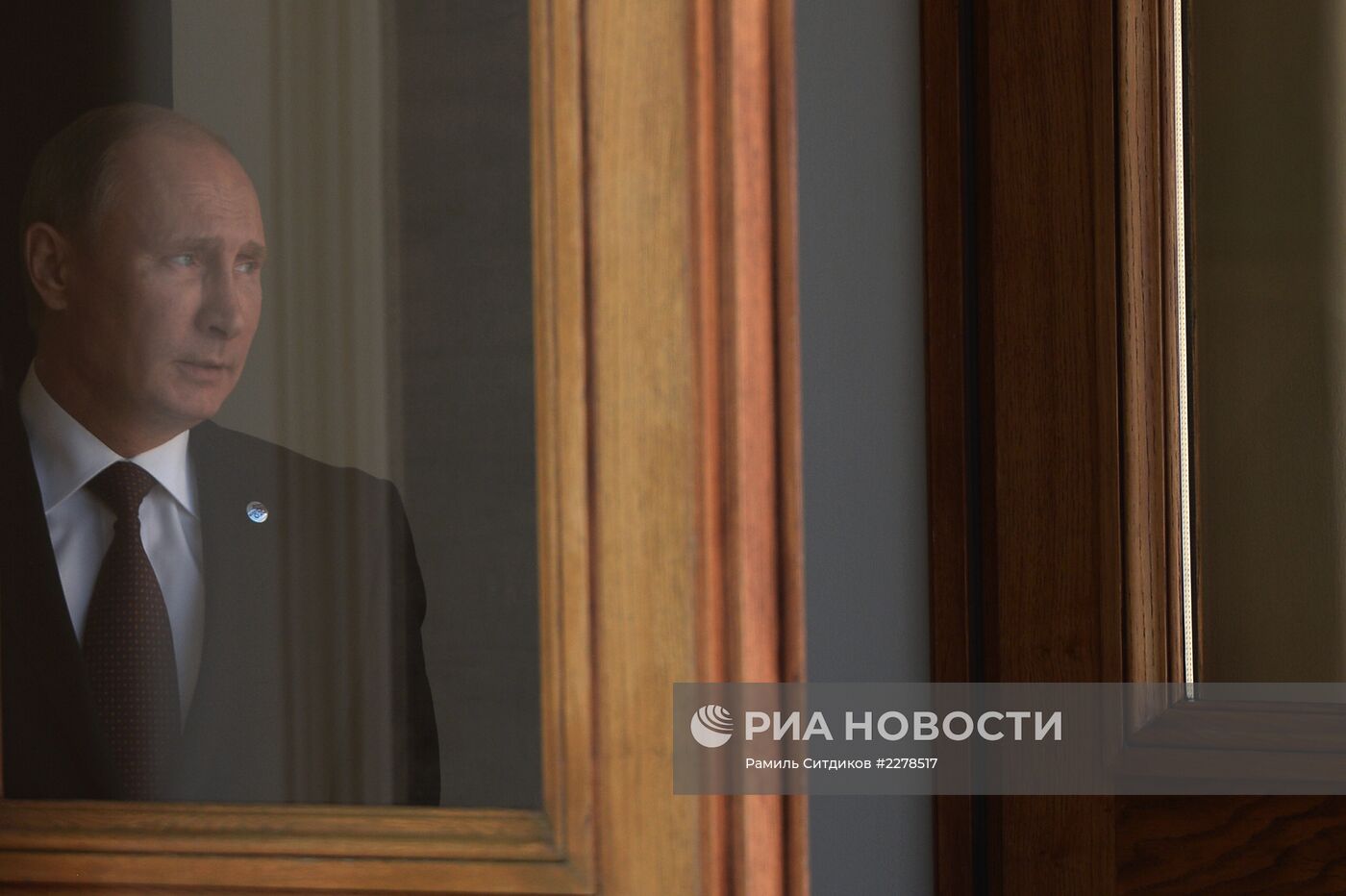 Церемония встречи В.Путиным участников саммита "Группы двадцати"