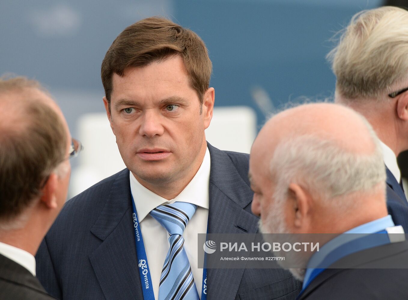Встреча В. Путина с представителями Business 20 и Labour 20