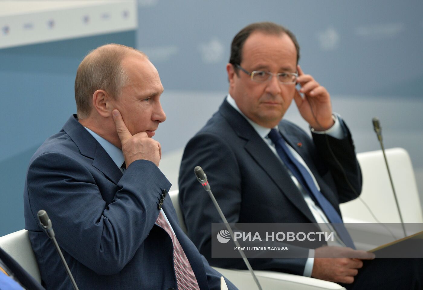 Встреча В. Путина с представителями Business 20 и Labour 20