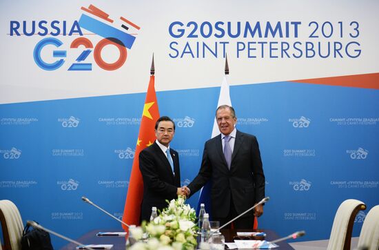 Встреча С.Лаврова с Министрами иностранных дел стран-участниц G20