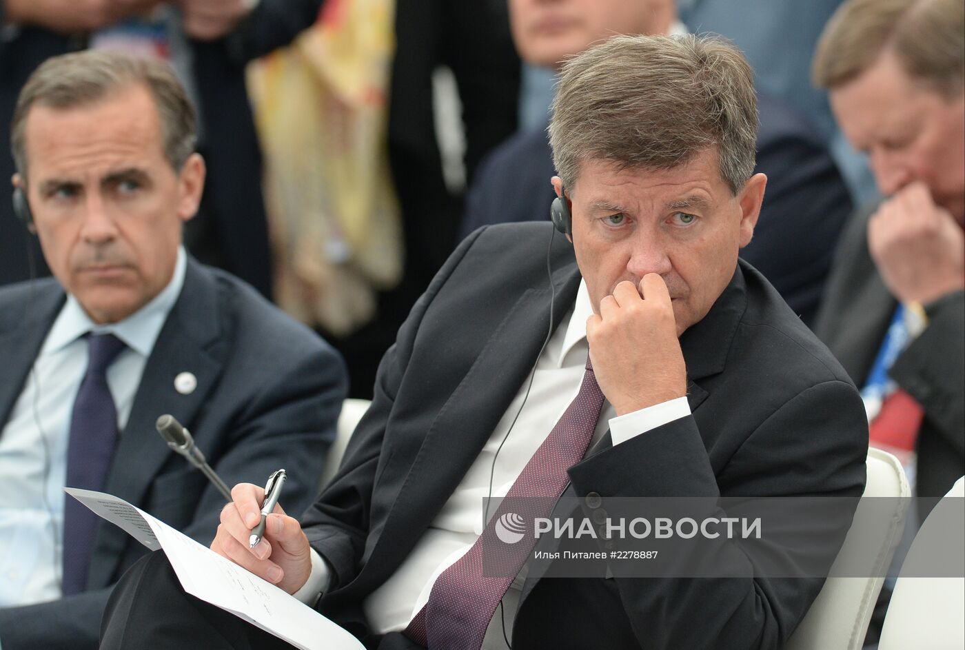 Встреча В. Путина с представителями Business 20 и Labour 20