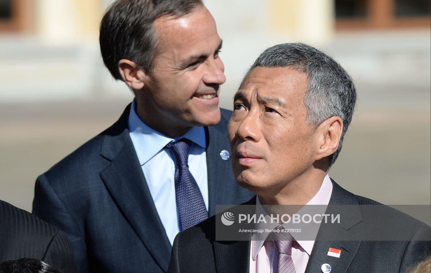 Официальное фотографирование участников саммита G20
