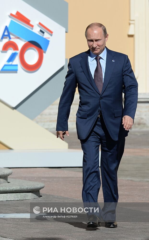 Официальное фотографирование участников саммита G20