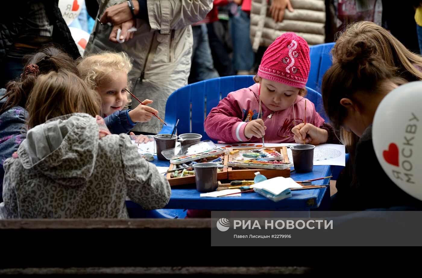 Празднование Дня города на бульварах столицы