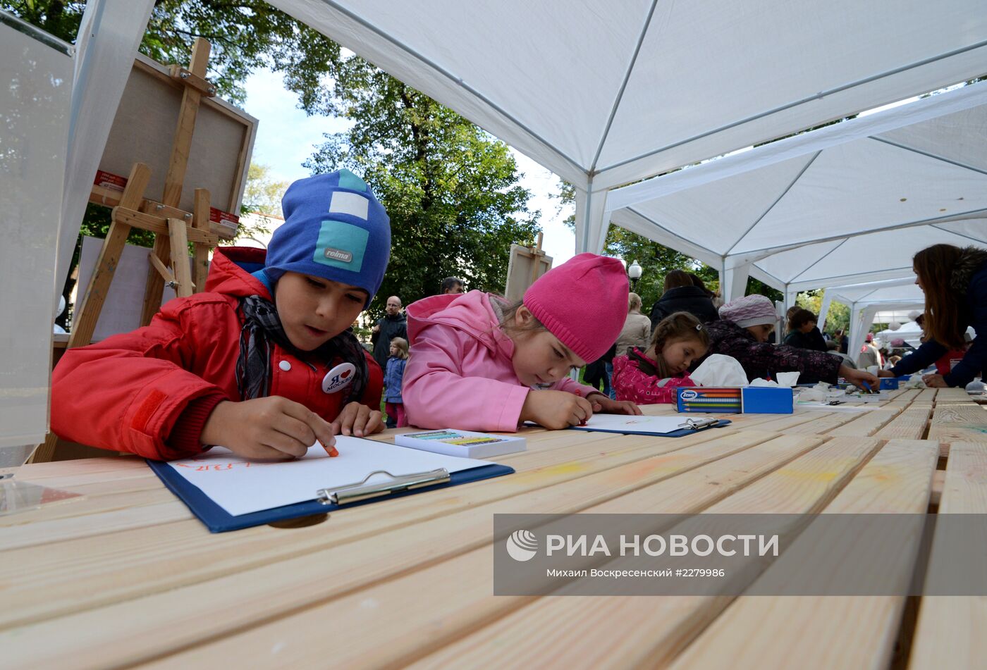 Празднование Дня города на бульварах столицы