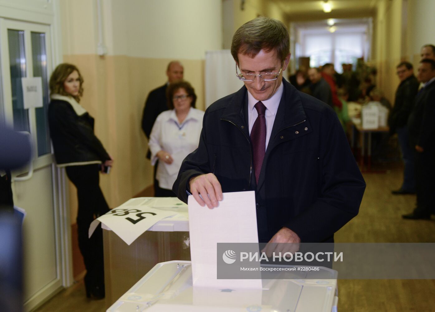 Голосование кандидатов в мэры Москвы