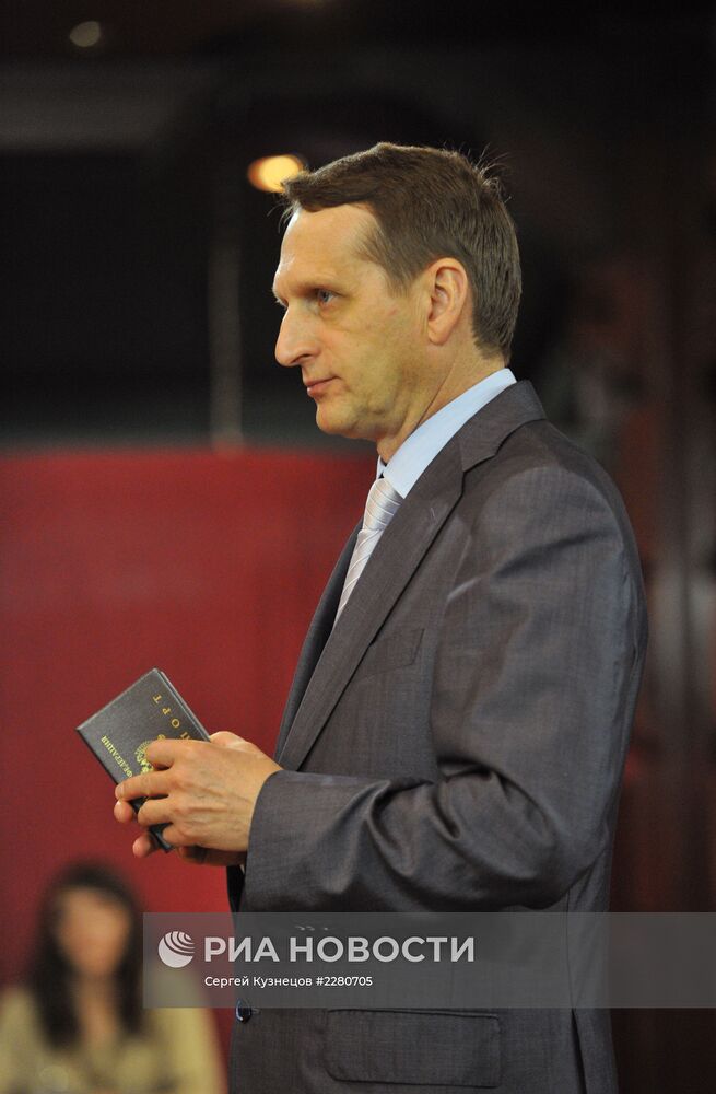 Голосование С.Нарышкина на выборах мэра Москвы