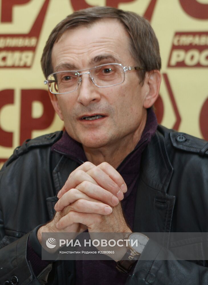 Пресс-конференция Н.Левичева в избирательном штабе