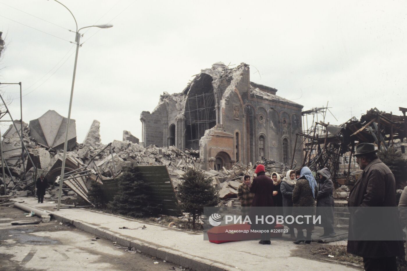 Последствия землетрясения в Армении