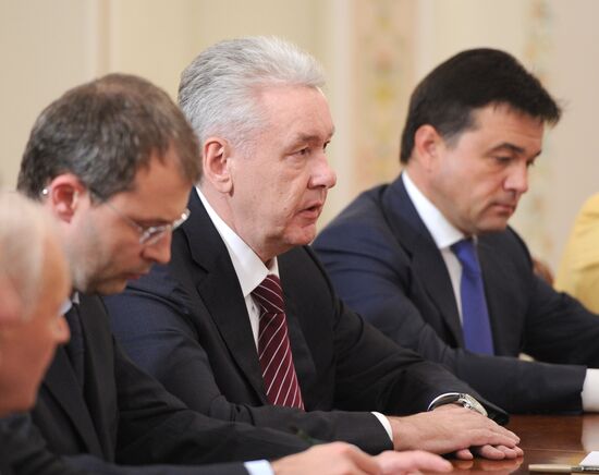 Встреча президента РФ с избранными главами субъектов РФ