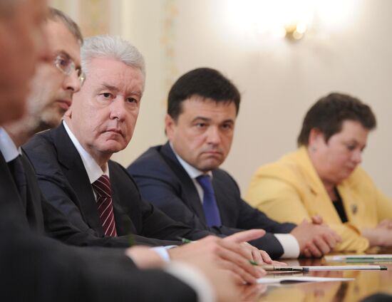 Встреча президента РФ с избранными главами субъектов РФ