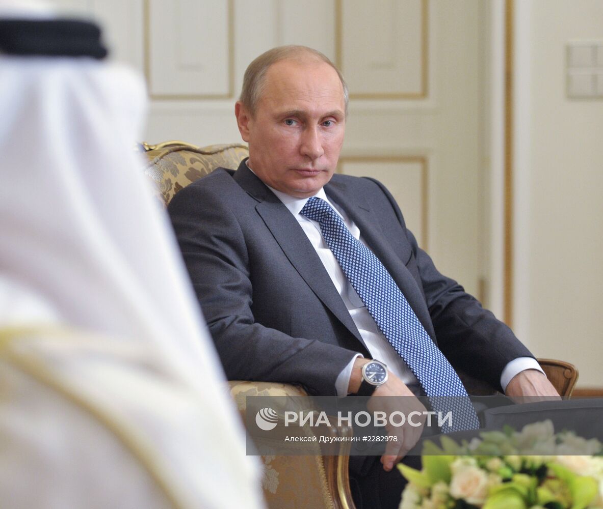 Встреча Владимира Путина и Мухаммеда Аль Нахайяна