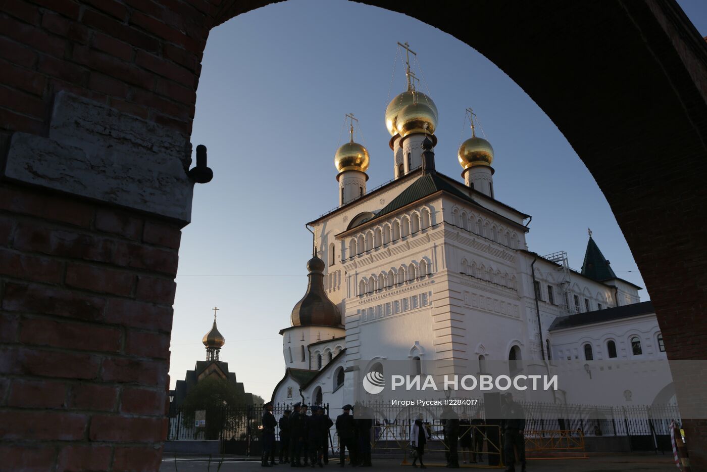 Освящение верхнего храма Феодоровского собора в Санкт-Петербурге
