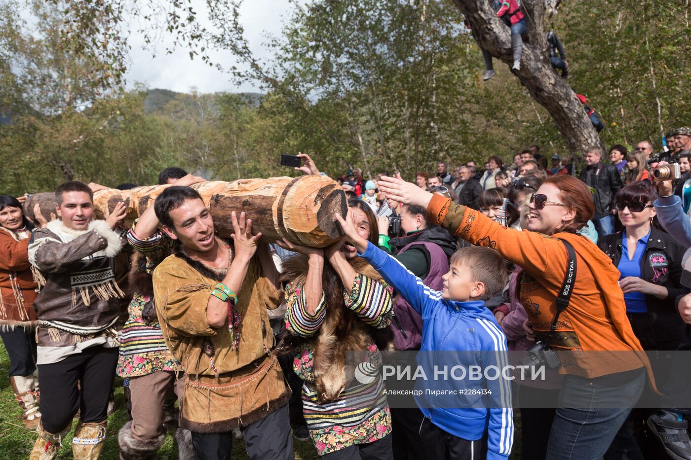 Обрядовый праздник "Алхалалалай" на Камчатке