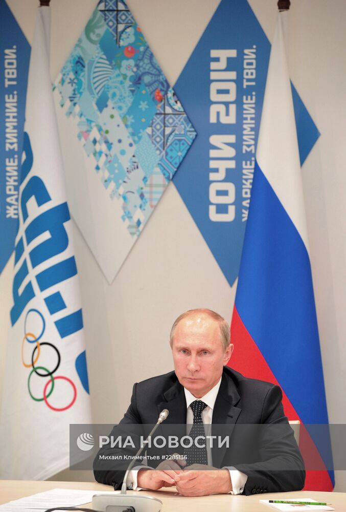 В.Путин встретился с членами Координационной комиссии МОК
