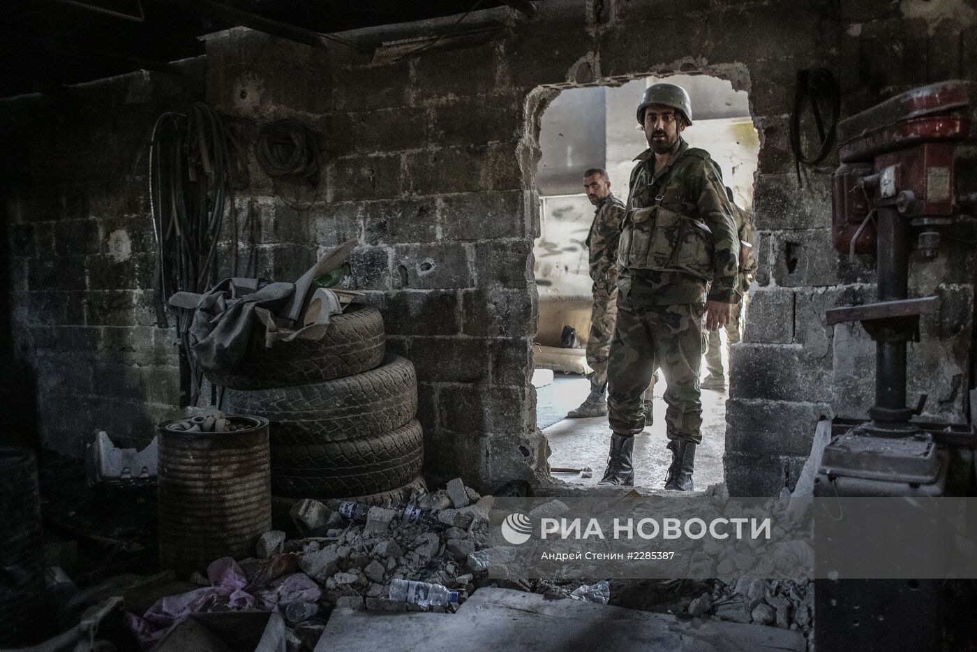 Бои в районе Барзе провинции Дамаск