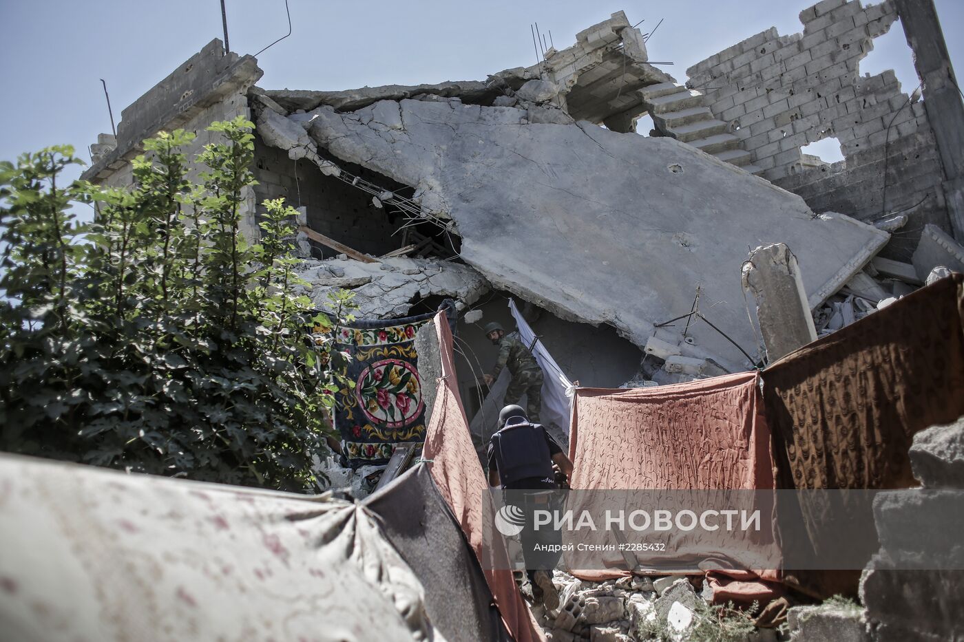 Бои в районе Барзе провинции Дамаск