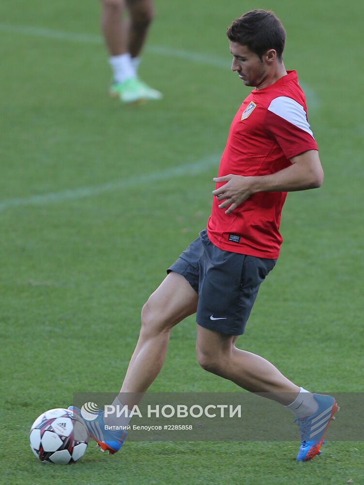 Футбол. Лига Чемпионов. Тренировка ФК "Атлетико"