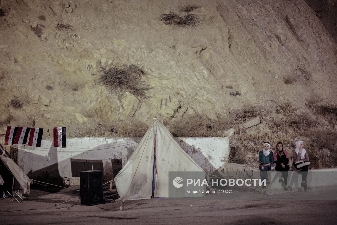 Молодежный лагерь на горе Касьюн над Дамаском
