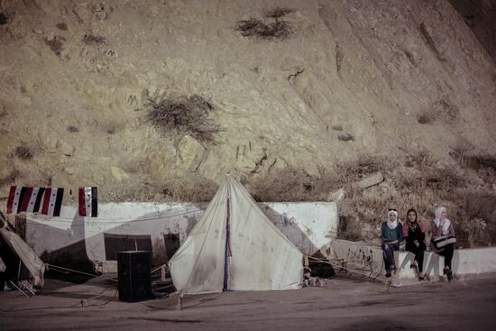 Молодежный лагерь на горе Касьюн над Дамаском