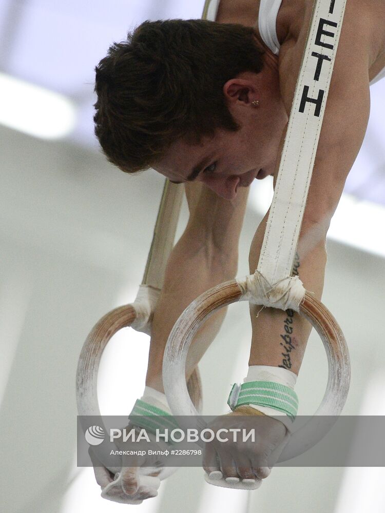 Спортивная гимнастика. Тренировка сборной России