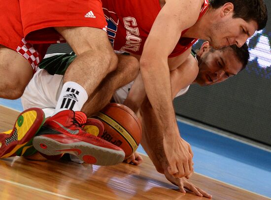 Баскетбол. Чемпионат Европы. Мужчины. Матч Литва - Хорватия