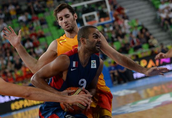 Баскетбол. Чемпионат Европы. Мужчины. Матч Испания - Франция