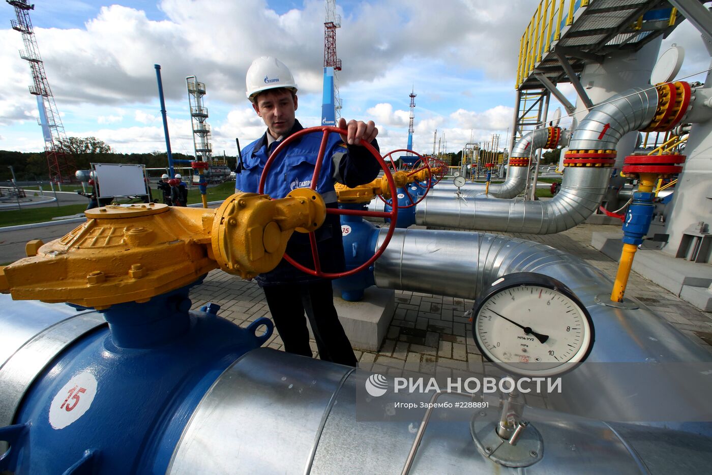 Открытие первого подземного газохранилища в Калининграде