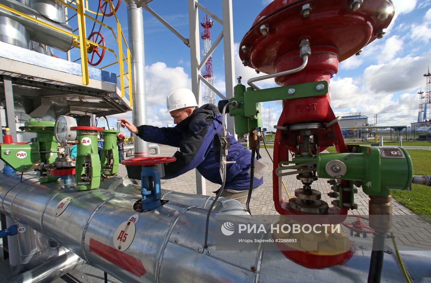 Открытие первого подземного газохранилища в Калининграде