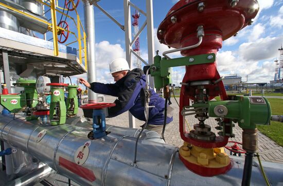 Открытие первого подземного газохранилища в Калининграде