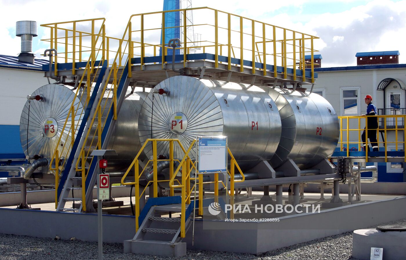 Открытие первого подземного газохранилища в Калининграде