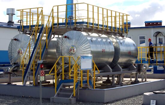 Открытие первого подземного газохранилища в Калининграде