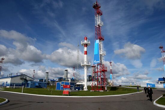 Открытие первого подземного газохранилища в Калининграде