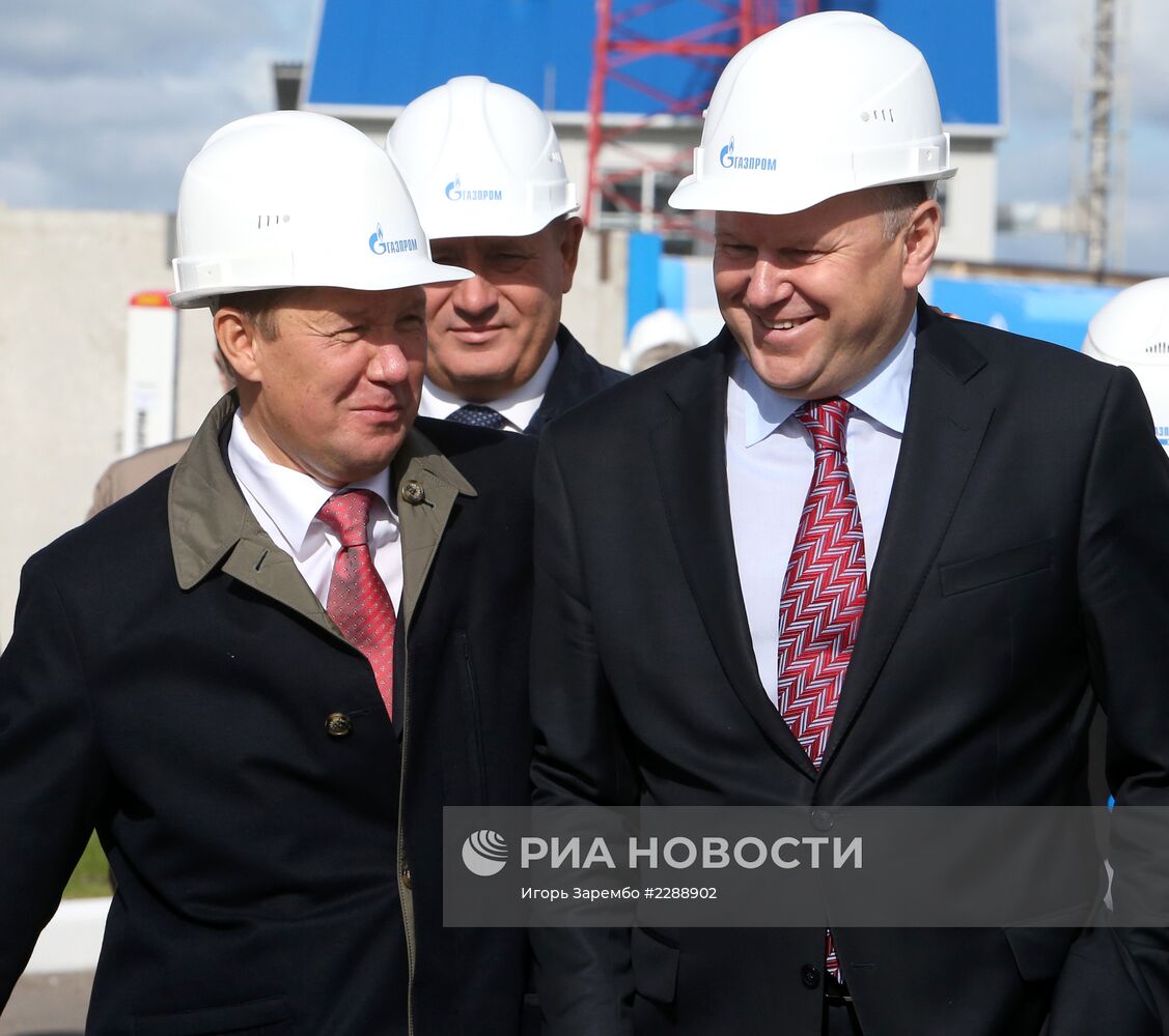 Открытие первого подземного газохранилища в Калининграде