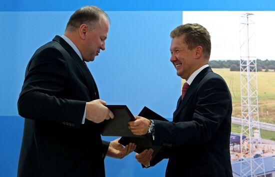 Открытие первого подземного газохранилища в Калининграде