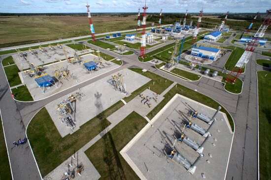 Открытие первого подземного газохранилища в Калининграде