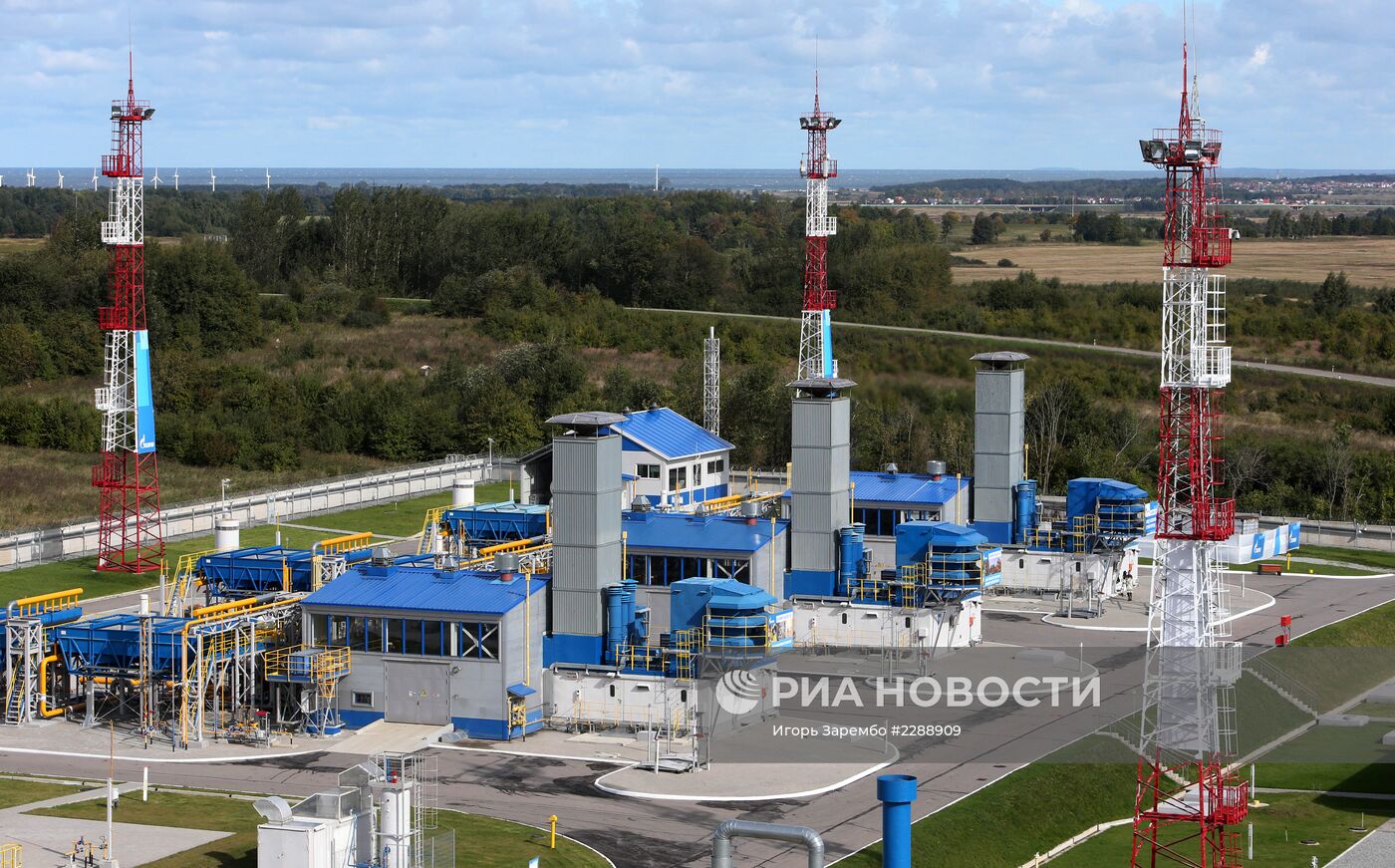 Открытие первого подземного газохранилища в Калининграде