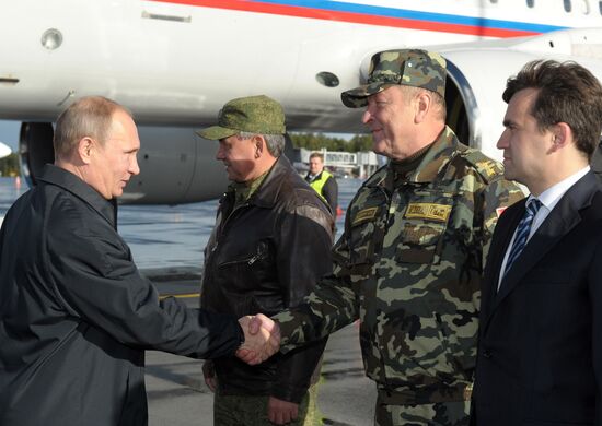 Рабочая поездка В.Путина в Калининградскую область