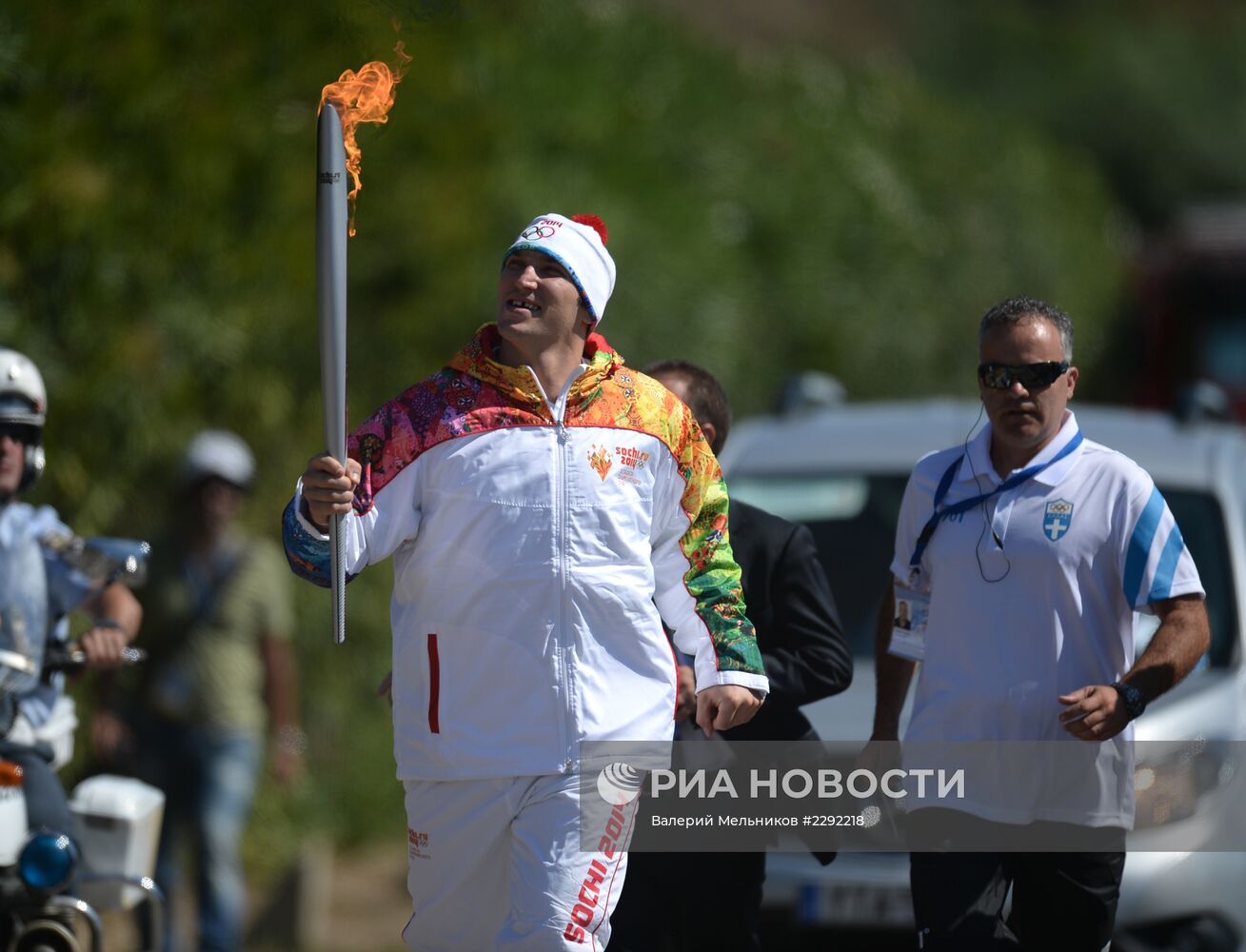 Церемония зажжения Олимпийского огня
