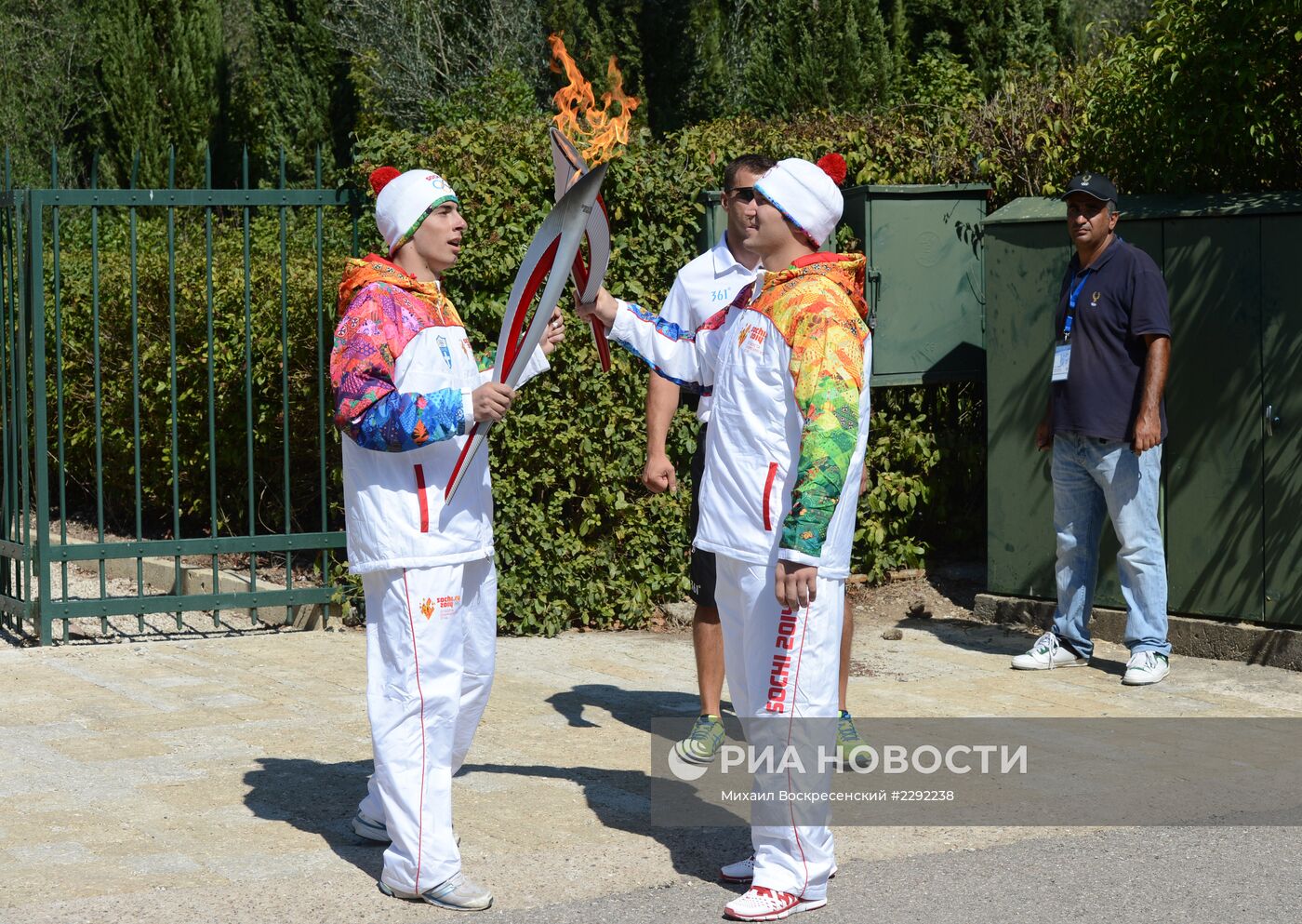 Церемония зажжения Олимпийского огня