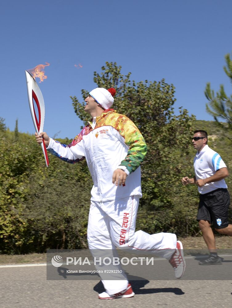 Церемония зажжения Олимпийского огня