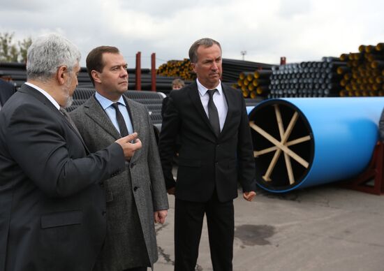 Посещение Д.Медведевым Климовского трубного завода