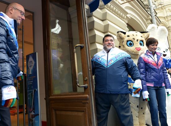 Открытие Главного Олимпийского магазина в ТД "ГУМ"