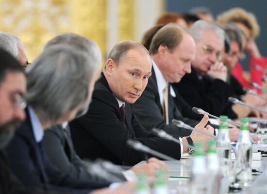 Заседание Совета при президенте РФ по культуре и искусству
