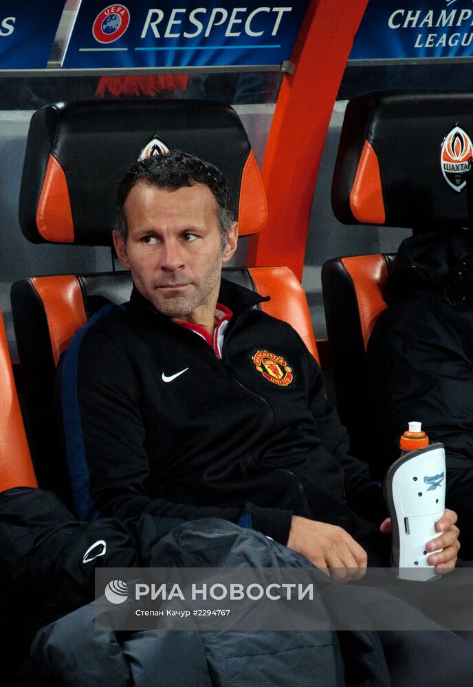 Футбол. Лига Чемпионов. Матч "Шахтер" - "Манчестер Юнайтед"