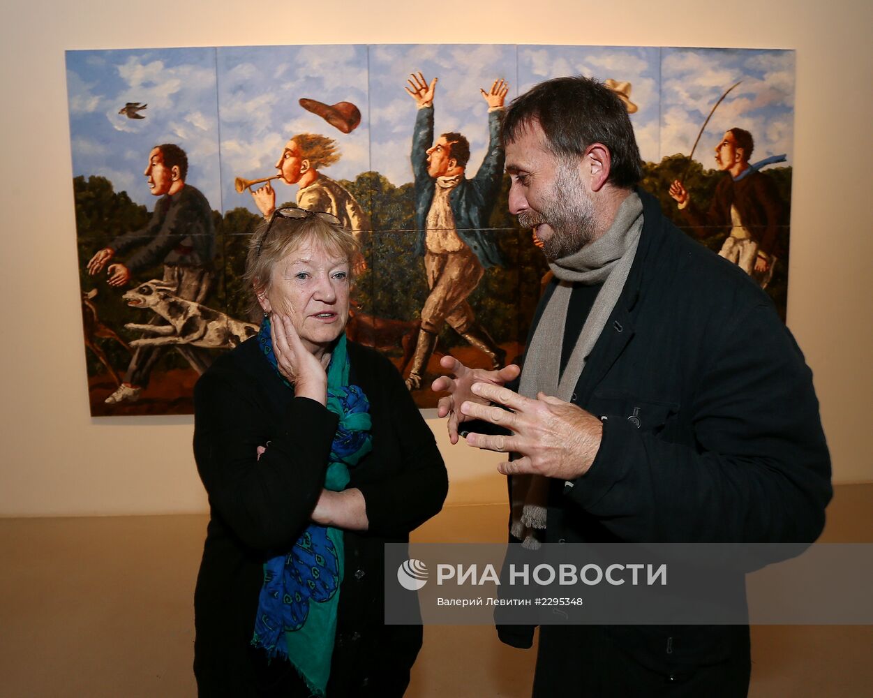 Встреча с Н.Нестеровой на ее выставке "Генеральная репетиция юбилея"